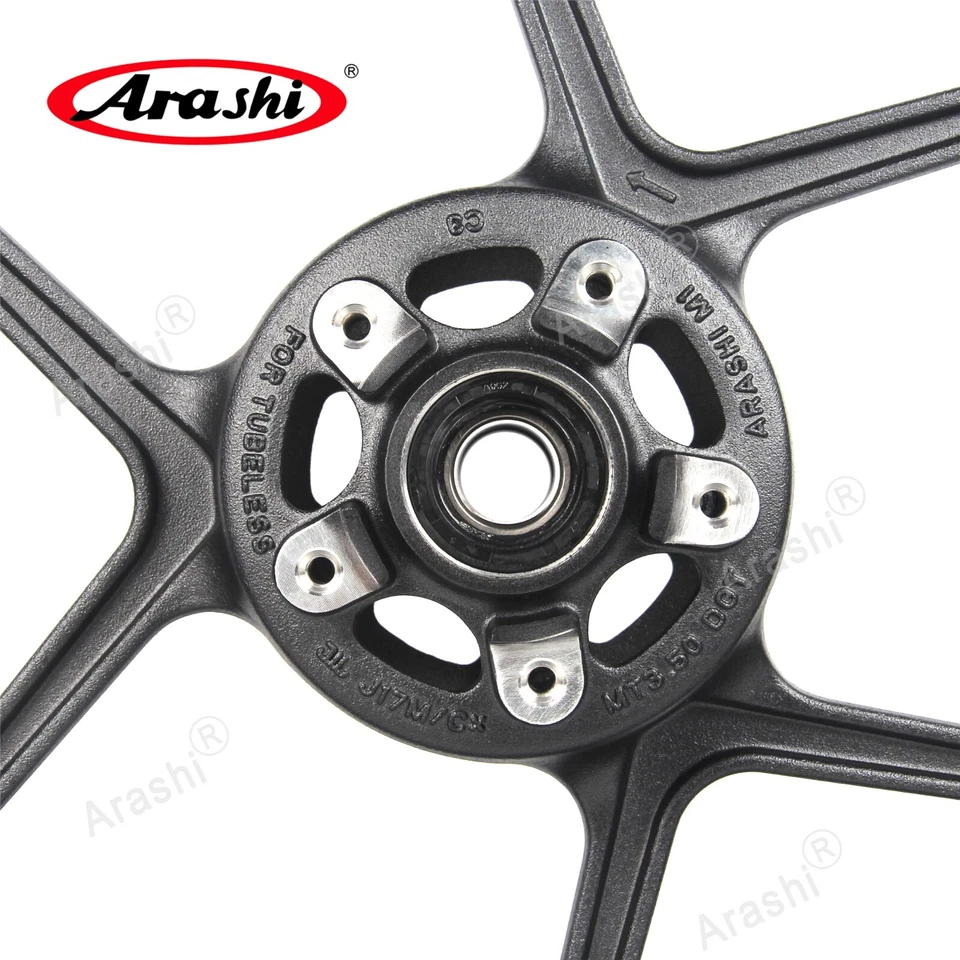 Llanta delantera 17x3,5"" para Kawasaki Ninja ZX-6R 2005-2012 ZX6R Z750 2007-2013 Foto 4 de 4