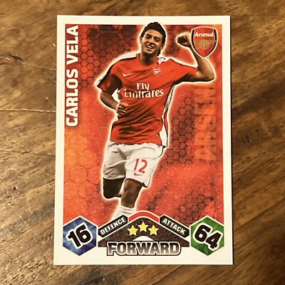 Match Attax Extra 2009/10 Carlos Vela Squad Update (Beschreibung lesen)