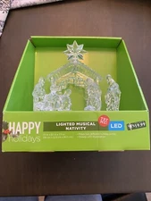 Home Elements Led Lighted Musical Nativity 1N