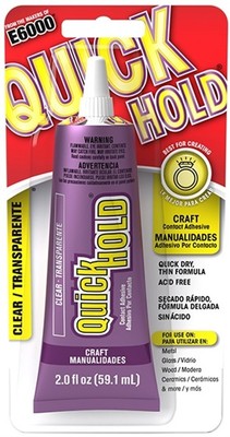 E6000 Quick Hold Adhesive-2oz - 3 Pack