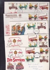 GB 1973 Fire Service Engines choice FDC First Day Cover special pmks