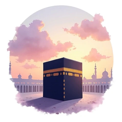 Islamic Kaaba Mosque Mecca Muslim Ramadan Self Adhesive Vinyl Sticker