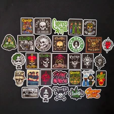 Cypress Hill Vinyl Stickers Skull Marijuana Cannabis Music Rap Hip Hop 420 Weed