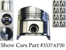 348 61 60 59 58 Chevy Impala Ross Forged 11.25 Pistons Stock Stroke Rod .020