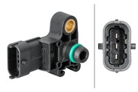 Rechts Hella 6PP 358 152-041 Sensor, Ladedruck FüR Chevrolet,Daewoo,Opel,Vauxhal