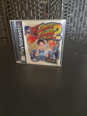 Street Fighter Collection 2 PS1 - Complete w/ Manual - Tested - See Description