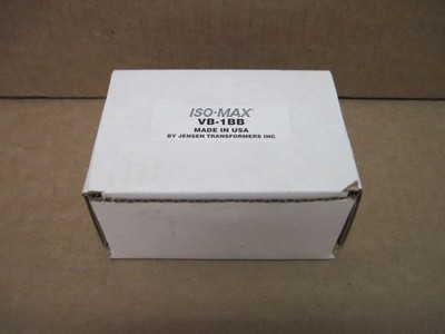 Jensen Transformers inc. ISO-MAX VB-1BB 75 Ohm Composite Video Isolator
