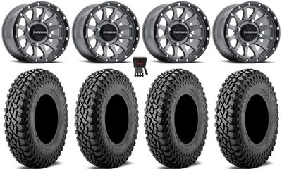 Raceline Trophy 15''Wheels Gy 32''Incursion A/T Tires Can-Am Commander Maverick