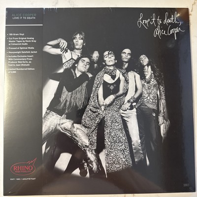 ALICE COOPER #ED RHINO HIGH FIDELITY LP ONLY 5000 LOVE IT TO DEATH  AUDIOPHILE