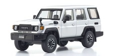 Kyosho 1/43 Toyota Land Cruiser 70 White II Diecast Model Car KS03928W Japan 