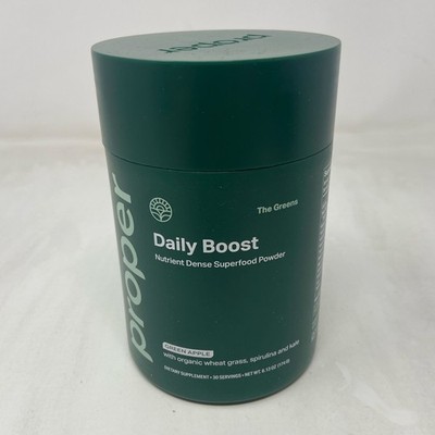 Proper Daily Boost Greens Powder Green Apple 30 Servings 6.13oz