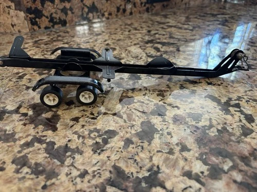 Vintage Tonka Toys Pressed Steel Boat Trailer 14" Black