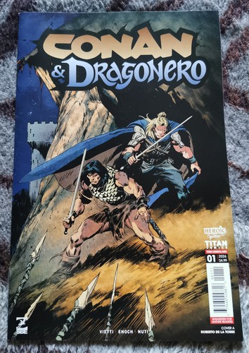 CONAN & DRAGONERO # 1 NM 2026 ROBERTO DE LA TORRE VARIANT !