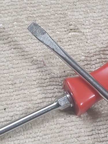 Mac Tools PB201XA PHRB3A Hoja Plana + Destornillador Philips Rojo Mango Duro EE. UU. - Imagen 9 de 12