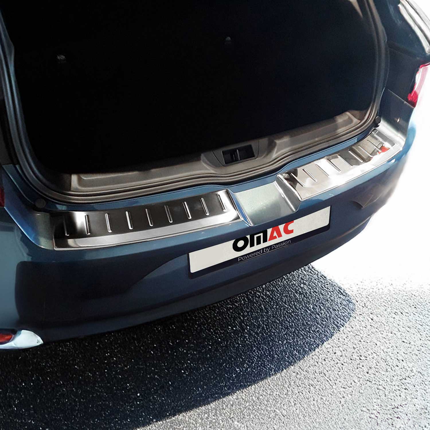 Protection de pare-chocs Renault Megane 4 en inox poli miroir haut de gamme