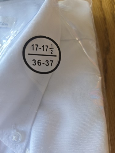 Mens' Mandarin Collar (Banded Collar) Dress Shirt by TDC Collection - Picture 5 of 5