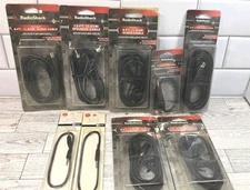 Lot Of 9 Different Audio Cables. New Sealed RadioShack Shielded