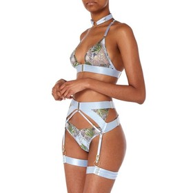 BORDELLE BOTANICA Triangle Soft Bra Light Blue L RARE🔥