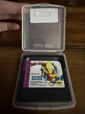 Simpsons: Bart vs. The World (Sega Game Gear, 1993) Game With Protective Case