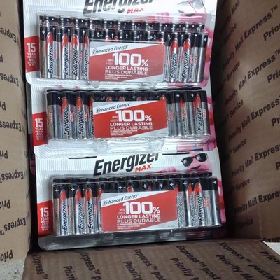 energizer huge AA battery lot ten  24coumt packs expiration date 2040 clearance 