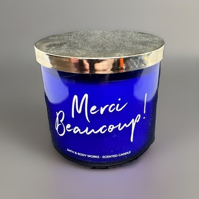 Bath And Body Works Merci Beaucoup 3 Wick Candle
