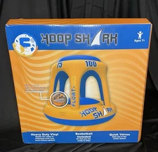 Swimming Pool Basketball Hoop Set by Hoop Shark - Orange/Blue, NEW