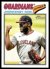 Jhonkensy Noel 2026 Topps Heritage #197 Cleveland Guardians Baseball Card