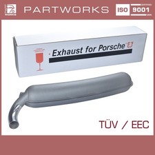 Endschalldämpfer für PORSCHE 911 G 2.7 ab '76- 3.0 SC 3.2 Auspuff Endtopf 70mm