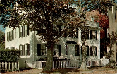Howell's Photo Studio, Vineyard Haven, Macy Mansion, Nantucket, Main Postcard