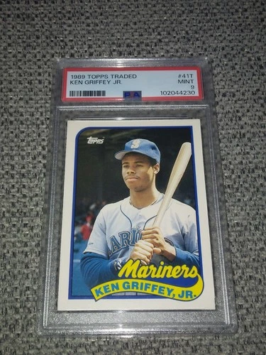 Ken Griffey Jr. Psa 9 1989 Topps Traded #41T Rookie Card Mariners