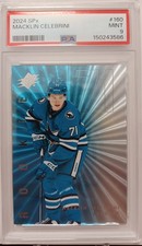 #160 MACKLIN CELEBRINI ROOKIE SHARKS PSA 9 MINT - 2024 SPX HOCKEY