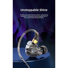 Typ C Kabelgebundene Kopfhörer mit Mikrofon für iPhone HIFI Sound 10mm Graphen – Bild 2