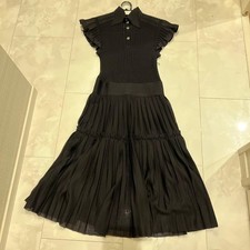 CHANEL Dress Black Size 38