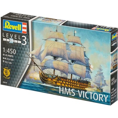 Revell 1/450 HMS Victory Modellbausatz Battle of Trafalgar