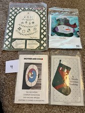 Lot of 4 Holiday Quilt Patterns