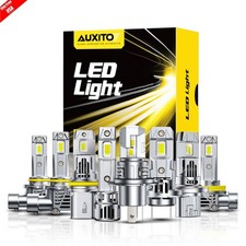 AUXITO H1/H7/H4/9005/9006/H11/H13/9007 LED Headlight Bulbs 6500K High/Low Beam