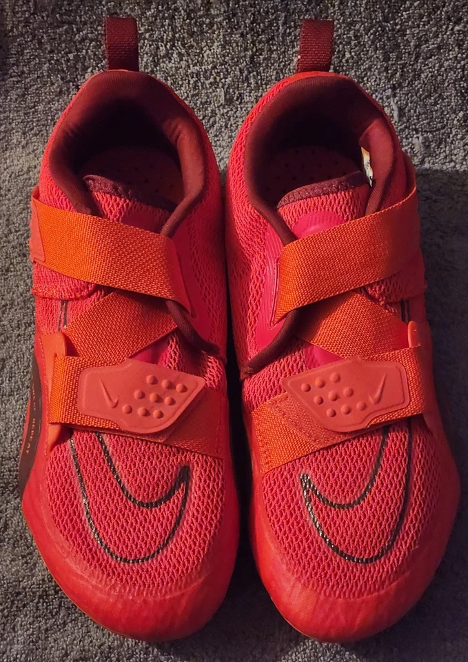 Nike SuperRep Cycle 2 Next Nature Zapatos de Ciclismo - Carmesí Claro/Rojo Equipo Hombres9.5 Foto 3 de 4