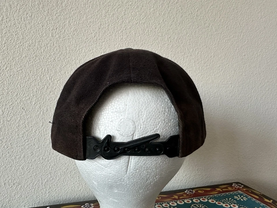 Vintage 90s Nike Swoosh Forest Green Black Snapback Hat Cap RARE Made In Taiwan - Image 3 of 4