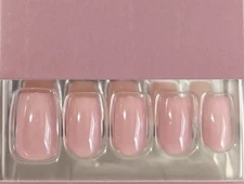 Red Aspen Red Aspen Short Coffin Solid Shiny Pink A Touch of Elegance, Elaina🎀