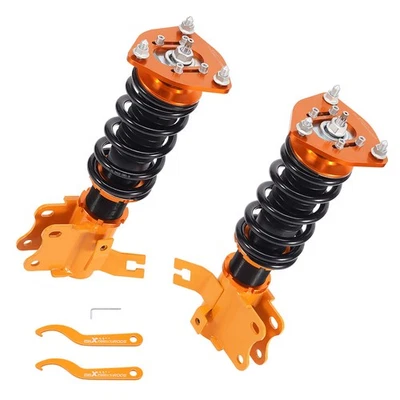 2x combinés filetés Suspension Kit reglable coilover for Nissan S13 180SX 89- - Photo 1/4