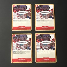 One Piece Chambres OP14-017 Playset (x4) - The Azure Sea's Seven Warlords