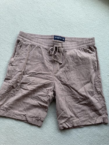 Abercrombie & Fitch Striped Red Shorts - XL Stretch