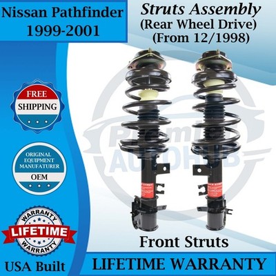 Monroe Genuine OEM Front Struts 1999-2001 Nissan Pathfinder 2WD 9yr Warranty