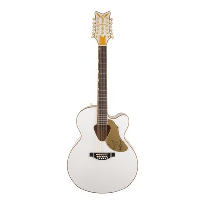 Gretsch G5022CWFE12 Rancher Falcon 12 String Acoustic Electric Guitar (White)