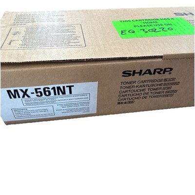 NEW!  SHARP  MX-561NT Black OEM Toner Cartridge / Genuine Free Shipping