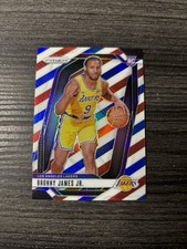 2024-25 PANINI PRIZM BRONNY JAMES #243 RED WHITE & BLUE PRIZM ROOKIE RC Mint