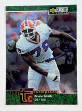 1997 Upper Deck Collector's Choice - Turf Champions Bruce Smith #TC20   BLG