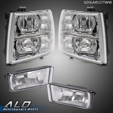 Fit For 07-13 Silverado 150025003500 Clear Corner Headlights Fog Lights Fit For 07-13 Silverado 150025003500 Clear Corner Headlights Fog Lights