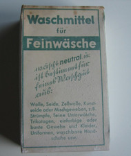 Altes Waschmittel für Feinwäsche und Uniformen 2 WK Sütterlin mit Inhalt OVP