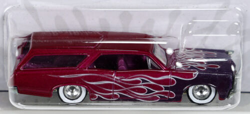 Hot Wheels Custom 1966 GTO Wagon Larry's Garage - R3783 NRFP 2009 Purple 1:64 - Picture 2 of 4